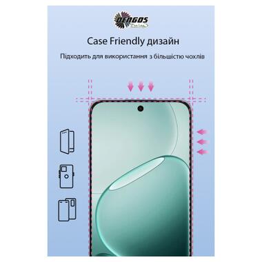 Стекло защитное Dengos OPPO A6 Pro Black 2 pcs (DG-TG2P-94) фото №3