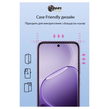 Стекло защитное Dengos OPPO A6x 4G / A6k 4G / A6 4G Black 2 pcs (DG-TG2P-95) фото №3