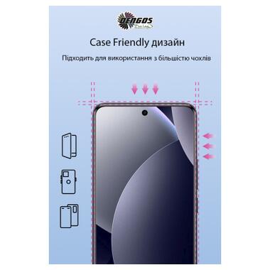 Стекло защитное Dengos Super-D Full Glue Xiaomi Redmi Note 15 Pro 5G Black (TGFG-SD-10) фото №3