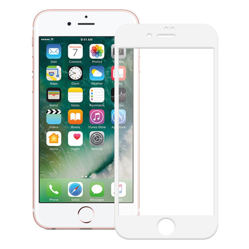 Захисне скло Epik 10D (full glue) (без упаковки) Apple iPhone 7 plus / 8 plus (5.5) Біле фото №1