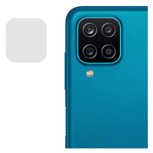Гнучке захисне скло Epik 0.18mm на камеру (тех.пак) Samsung Galaxy A12/M12 Прозорий фото №2