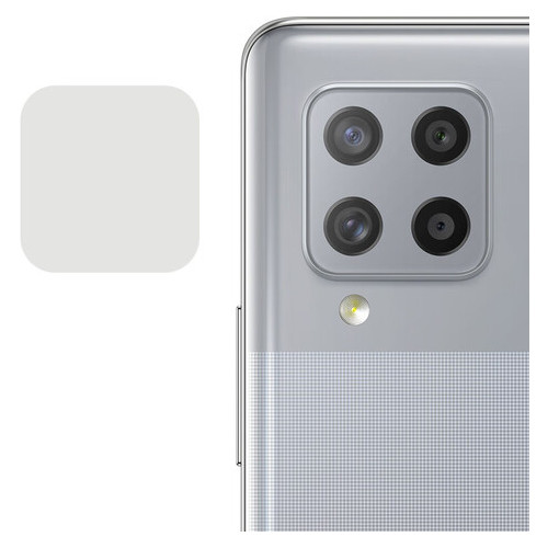 Гнучке захисне скло Epik 0.18mm на камеру (тех.пак) Samsung Galaxy A42 5G Прозорий фото №1