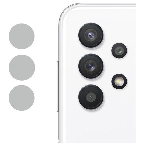 Гнучке захисне скло Epik 0.18mm на камеру (тех.пак) Samsung Galaxy A13 4G Прозорий фото №1
