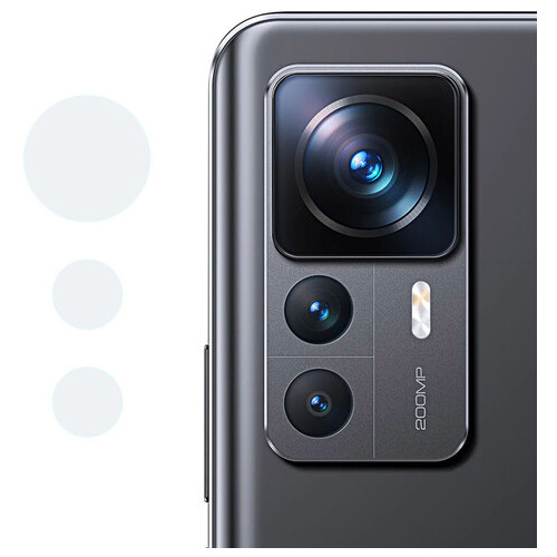 Гнучке захисне скло Epik 0.18mm на камеру (тех.пак) для Xiaomi 12 Lite Прозорий фото №1