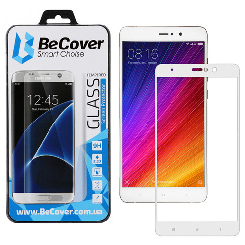 Захисне скло BeCover для Xiaomi Mi 5s Plus White фото №5