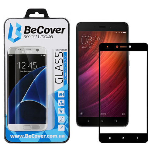 Захисне скло BeCover для Xiaomi Redmi Note 4X Black (701166) фото №5