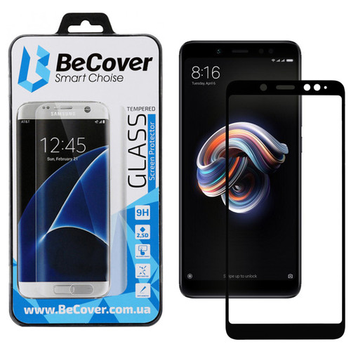 Захисне скло BeCover для Xiaomi Redmi Note 5 Black (702225) фото №3