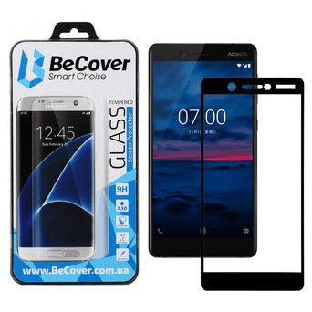 Захисне скло BeCover для Nokia 7 Black (702428) фото №11