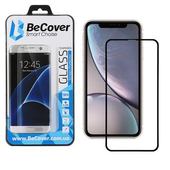 Захисне скло BeCover для Apple iPhone XR Black (702621) фото №6