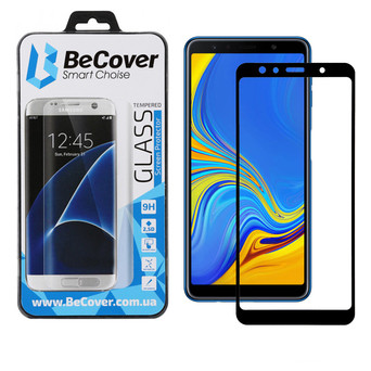 Захисне скло BeCover для Samsung Galaxy A7 2018 SM-A750 Black (702948) фото №1