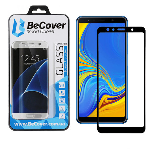 Захисне скло BeCover для Samsung Galaxy A7 2018 SM-A750 Black (702948) фото №13