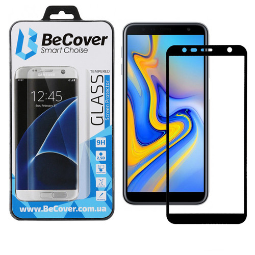Захисне скло BeCover для Samsung Galaxy J6 Plus 2018 SM-J610 Black (702951) фото №6