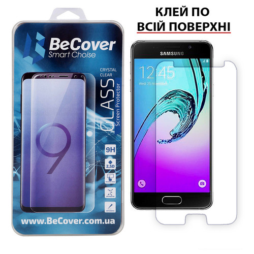 Захисне скло BeCover для Samsung Galaxy A3 2016 SM-A310 Crystal Clear Glass (703478) фото №2
