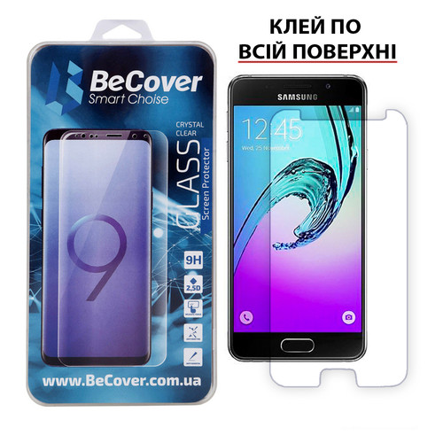 Захисне скло BeCover для Samsung Galaxy A3 2016 SM-A310 Crystal Clear Glass (703478) фото №1