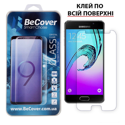 Захисне скло BeCover для Samsung Galaxy A5 2016 SM-A510 Crystal Clear Glass (703480) фото №2