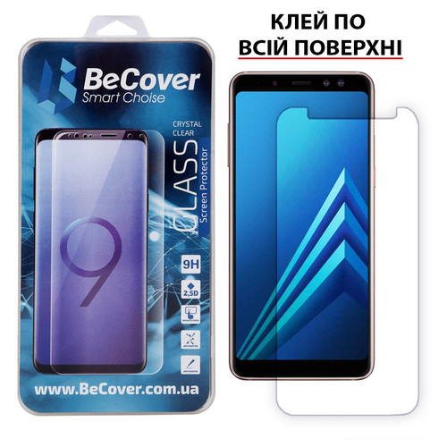 Захисне скло BeCover для Samsung Galaxy A8 2018 SM-A730 Crystal Clear Glass (703485) фото №2