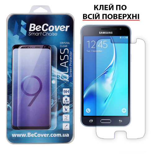 Захисне скло BeCover для Samsung Galaxy J3 2016 SM-J320 Crystal Clear Glass (703487) фото №2