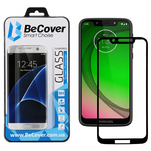 Захисне скло BeCover для Motorola Moto G7 Play Black (703942) фото №2