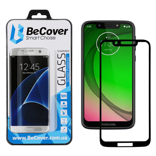 Захисне скло BeCover для Motorola Moto G7 Play Black (703942) фото №11