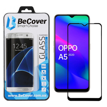 Захисне скло BeCover для Oppo A5 2020 Black (704552) фото №3
