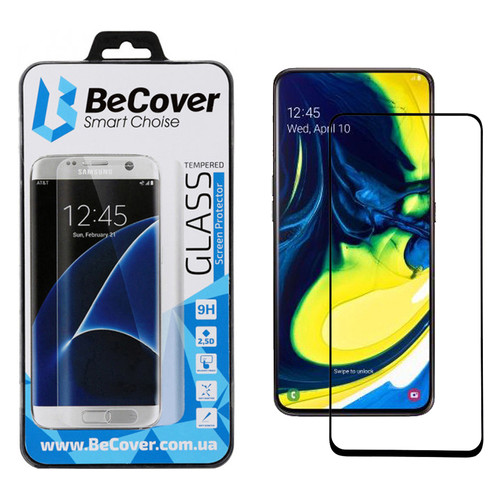 Захисне скло BeCover для Samsung Galaxy A80 SM-A805 Black (704635) фото №9