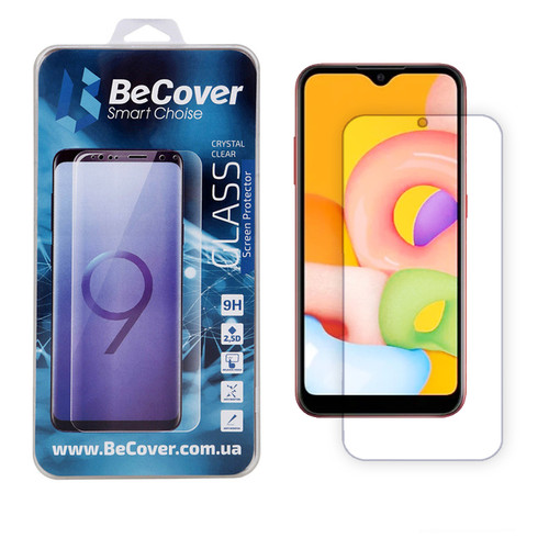 Захисне скло BeCover для Samsung Galaxy A01 SM-A015 Crystal Clear Glass (704667) фото №10