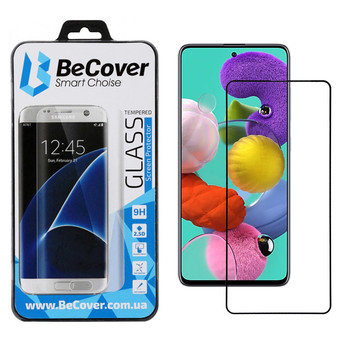 Захисне скло BeCover для Samsung Galaxy A51 SM-A515 Black (704668) фото №3