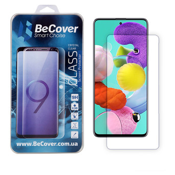 Захисне скло BeCover для Samsung Galaxy A51 SM-A515 Crystal Clear Glass (704669) фото №3