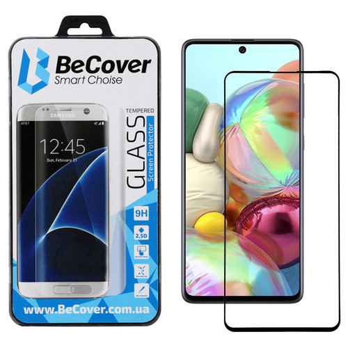 Захисне скло BeCover для Samsung Galaxy A71 SM-A7160 Black (704670) фото №7