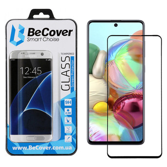 Захисне скло BeCover для Samsung Galaxy A71 SM-A7160 Black (704670) фото №3