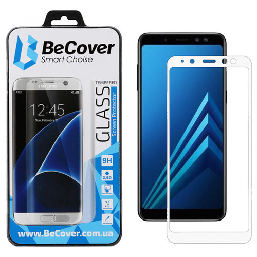 Захисне скло BeCover для Samsung Galaxy A8 2018 SM-A730 White (704681) фото №5