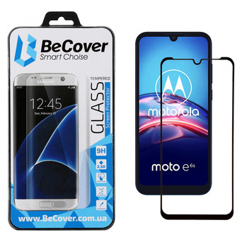 Захисне скло BeCover для Motorola Moto E6s Black (705240) фото №7
