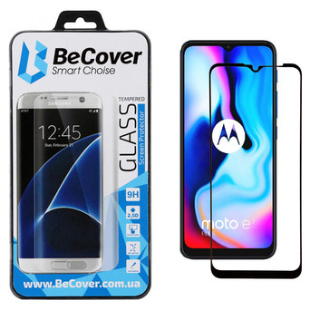 Захисне скло BeCover для Motorola Moto E7 Plus Black (705241) фото №10