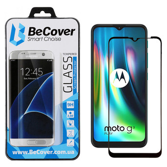 Захисне скло BeCover для Motorola Moto G9 Play Black (705245) фото №7