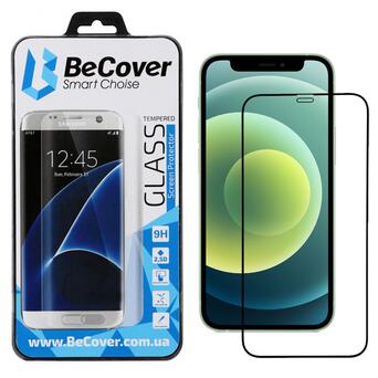 Захисне скло BeCover для Apple iPhone 12 Pro Black (705376) фото №9