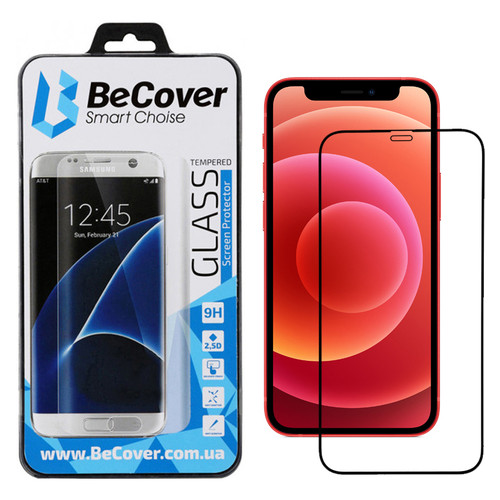 Захисне скло BeCover для Apple iPhone 12 Mini Black (705378) фото №11