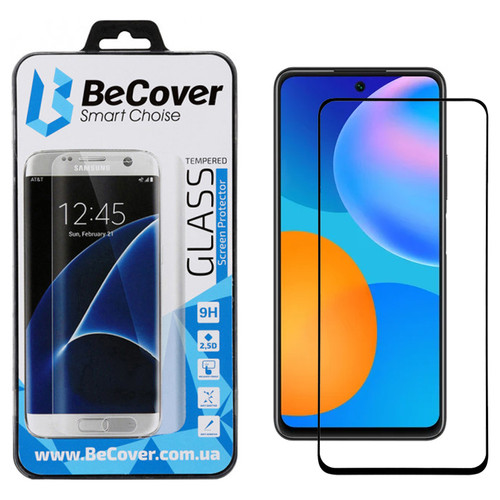 Захисне скло BeCover для Huawei P Smart 2021 Black (705381) фото №8
