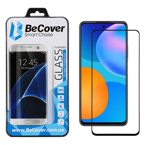 Захисне скло BeCover для Huawei P Smart 2021 Black (705381) фото №2
