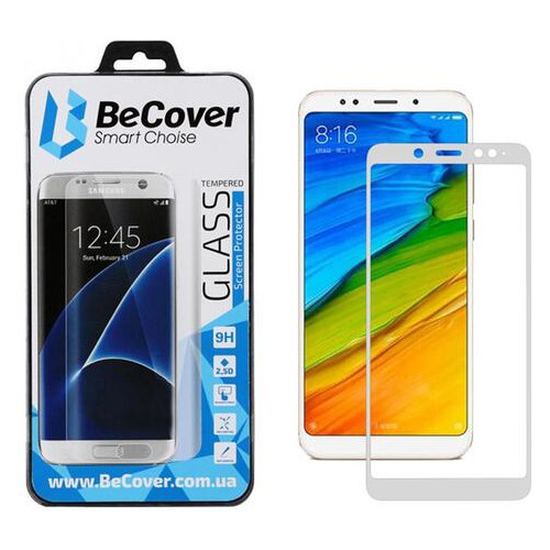 Захисне скло BeCover Xiaomi Redmi Note 5 White (702226) фото №1