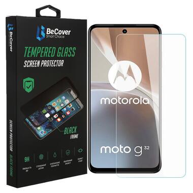 Захисне скло BeCover для Motorola Moto G32 3D Crystal Clear Glass (708091) фото №1
