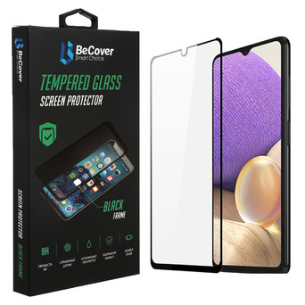 Захисне скло BeCover для Samsung Galaxy A32 5G SM-A326 Black (708251) фото №1