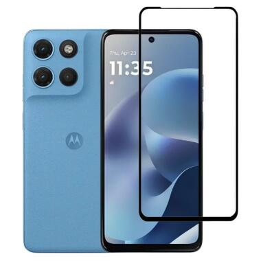 Стекло защитное BeCover Motorola Moto G17 / G17 Power Black (715137) фото №2