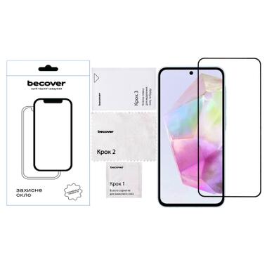 Стекло защитное BeCover Samsung Galaxy A37 SM-A376 Black (714916) фото №2