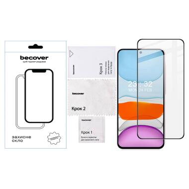 Стекло защитное BeCover Samsung Galaxy A57 SM-A576 Black (714918) фото №2