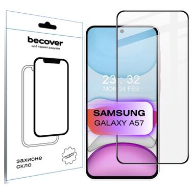 Стекло защитное BeCover Samsung Galaxy A57 SM-A576 Black (714918) фото №1