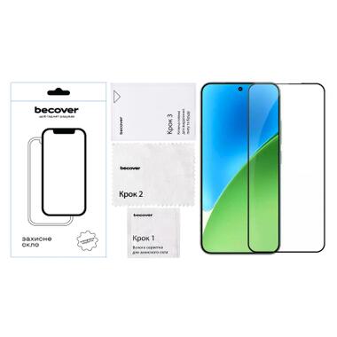 Стекло защитное BeCover Xiaomi Redmi Note 15 Pro 5G Black (714891) фото №2