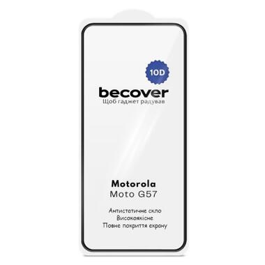 Стекло защитное BeCover 10D Motorola Moto G57 Black (715713) фото №4