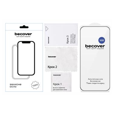 Стекло защитное BeCover 10D Motorola Moto G77 Black (715714) фото №2