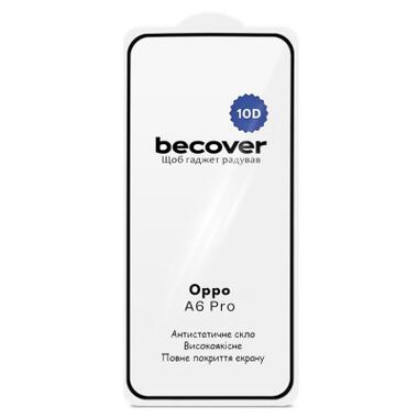 Стекло защитное BeCover 10D Oppo A6 Pro Black (715716) фото №3