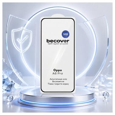 Стекло защитное BeCover 10D Oppo A6 Pro Black (715716) фото №4